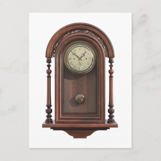 Antike Uhr Postkarte (Vorderseite)