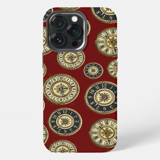 Antike Uhren iPhone Hülle (Hinten)