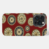 Antike Uhren iPhone Hülle (Rückseite (Horizontal))