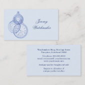 Antike Uhrreparatur-Visitenkarte Visitenkarte (Vorne/Hinten)