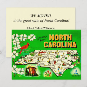 Antike Umzugsankündigung North Carolina