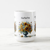 antike Urne mit Blume Tasse (Mittel)