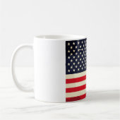 Antike US-Flagge-Kaffeetasse Kaffeetasse (Links)