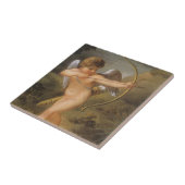 Antike Valentinstag, Cupid mit Bogen und Pfeil Fliese (Seite)