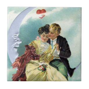 Antike Valentinstag viktorianische Liebe und Roman Fliese