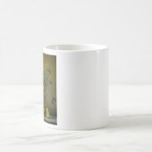 Antike Vase der gelben Blumen Kaffeetasse (Mittel)