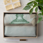 Antike Vase der Rose und Uhr und rosa Spitzen Seidenpapier (Geschenk)