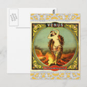 Antike Venus-Ephemera-Postkarte Postkarte (Vorne/Hinten)