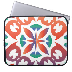 Antike verzierte Fliesen talavera mexico. Geometri Laptopschutzhülle