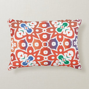 Antike verzierte Fliesen talavera mexico. Handgezo Dekokissen