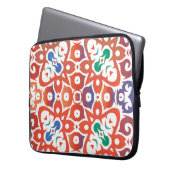 Antike verzierte Fliesen talavera mexico. Handgezo Laptopschutzhülle (Vorderseite Links)