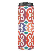 Antike verzierte Fliesen talavera mexico. Handgezo Thermosbecher (Rückseite)