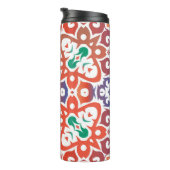 Antike verzierte Fliesen talavera mexico. Handgezo Thermosbecher (Nach rechts gedreht)