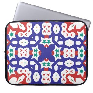 Antike verzierte Fliesen talavera mexico. Minimale Laptopschutzhülle