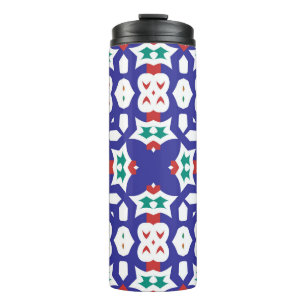 Antike verzierte Fliesen talavera mexico. Minimale Thermosbecher
