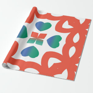 Antike verzierte Fliesen talavera mexico. modern  Geschenkpapier