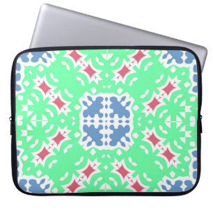 Antike verzierte Fliesen talavera mexico. Set der  Laptopschutzhülle