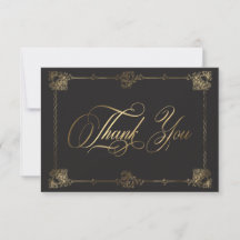 Antike Verzierte Schwarze Goldene Schrift Gotische
