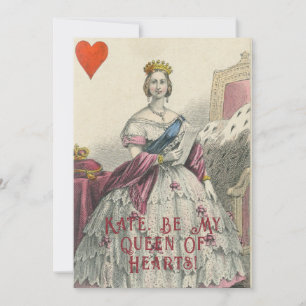 Antike Victoria Valentinstagskarte Feiertagskarte