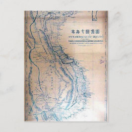 Antike vietnamesische Karte
