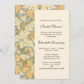 Antike Viktorianische Blume Brautparty Einladung (Vorne/Hinten)