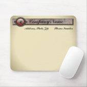 Antike viktorianische Brosche Monogramm Mousepad (Mit Mouse)