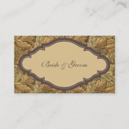 Antike Viktorianische Herbstreben Begleitkarte