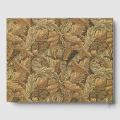 Antike Viktorianische Herbstreben Save the Date Gästebuch (Rückseite)