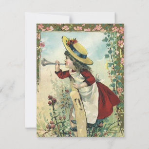 Antike viktorianische Kinderdarstellung, Mädchen b