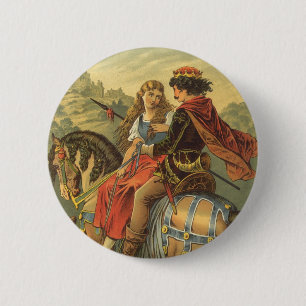 Antike viktorianische Märchenwelt, Bruder und Schw Button