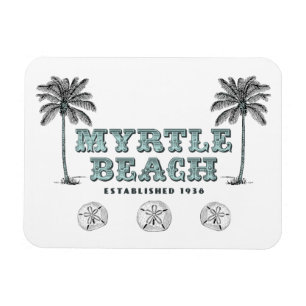 Antike viktorianische Myrtle Beach South Carolina Magnet