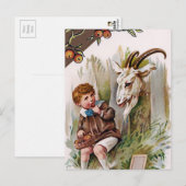 Antike viktorianische Postkarte (Vorne/Hinten)