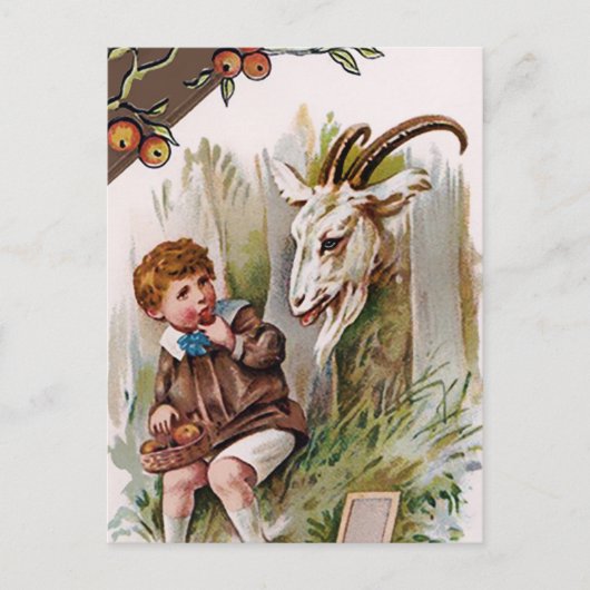 Antike viktorianische Postkarte (Vorderseite)