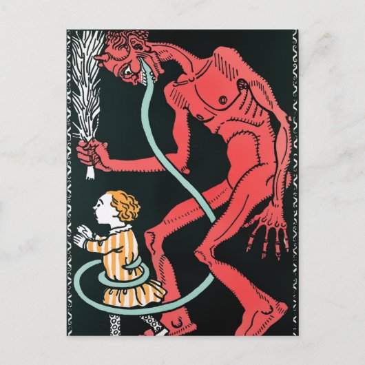 Antike viktorianische postkarte (Vorderseite)
