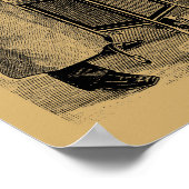 Antike Viktorianische Röntgenmaschine aus der Ära Poster (Ecke)