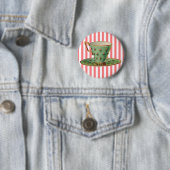Antike viktorianische Teetasse Button (Beispiel)