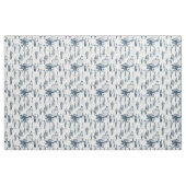 antike viktorianische Tiertoilanthropomorph blau Stoff (Fat Quarter (45,7 x 55,9 cm))