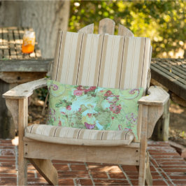 Antike Viktorianische Toile Rokoko Stil Grün Kissen Für Draußen