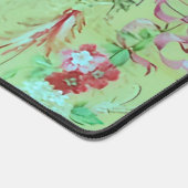 Antike Viktorianische Toile Rokoko Stil Grün Schreibtischunterlage (Ecke)