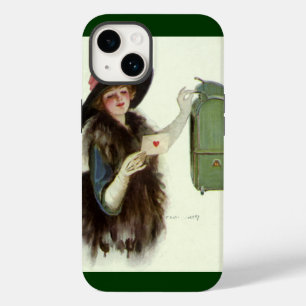 Antike viktorianische Valentinstag-Frau Liebesbrie Case-Mate iPhone Hülle