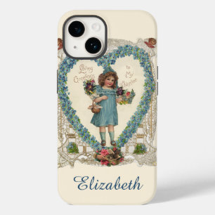 Antike viktorianische Valentinstag-Herzkrone Case-Mate iPhone Hülle