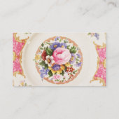 Antike viktorianische visitenkarte (Rückseite)