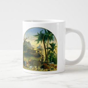 Antike viktorianische Volkskunst, Noahs Arche von  Jumbo-Tasse
