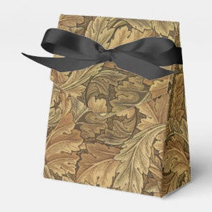Antike viktorianische warme Herbstblätter Hochzeit Geschenkschachtel