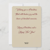 Antike Viktorianische Weihnachten Ephemera Collage (Rückseite)