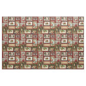 Antike Viktorianische Weihnachtskartenkollektion Stoff (Fat Quarter (45,7 x 55,9 cm))