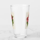 Antike Vintage florale Rose Glas (Rechts)