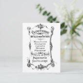 Antike Vintage französische Werbung Postkarte (Stehend Vorderseite)