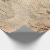 Antike Vintage-Geschichte Geschenkpapier (Ecke)