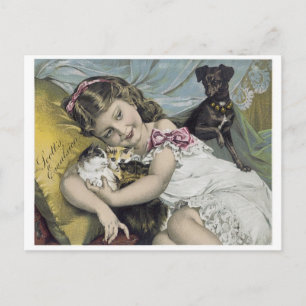 Antike Vintage-Handelskarten Karten, Poster Postkarte
